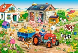 Puzzle maxi 40 dílků LIFE ON THE FARM od CASTORLAND