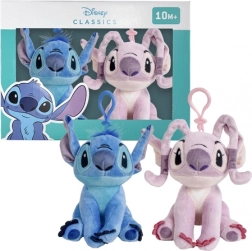 Sada plyšových klipů DISNEY STITCH/ANGEL 2 ks