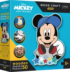 Dřevěné puzzle V Mickeyho světě 50 dílků