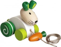 Tahací hračka zajíc s mrkví