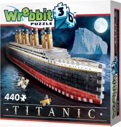 3D puzzle Titanic od Wrebbit, 440 dílků