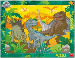 Puzzle Jurský svět 40 dílků deskové