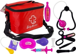 Doktorský set v tašce se stetoskopem a příslušenstvím