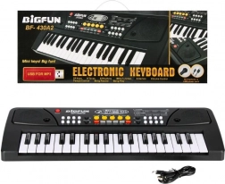 elektronický dětský klavír s mikrofonem