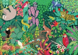 Ravensburger puzzle Kouzelný deštný prales 1000 dílků