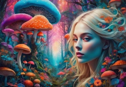 Puzzle Duhový les 1000 dílků