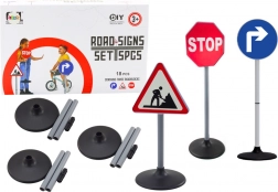 Vzdělávací sada velké dopravní značky 76 cm – 3 ks