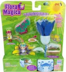 Kouzelná květina Flora Magica a motýlek – hrací set 2 v 1