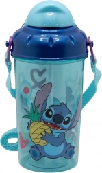 Dětská láhev na pití s popruhem STITCH 465 ml