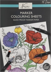 Vymalovánky s květinovými motivy 25x35 cm