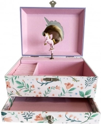 Hudební hrací šperkovnice s jednorožcem