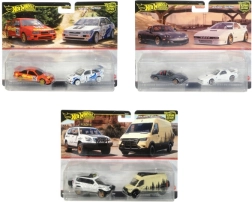 Hot Wheels Premium sada 2 kovových autíček