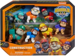 Figurky PAW Patrol Rubble a jeho parta – dárkový set 7 ks