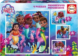 Educa Puzzle Disney Ariel 4v1