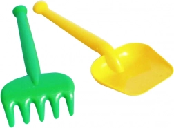 Plastová zahradní sada pro děti – lopatka a hrábě malé