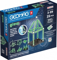 geomag glow magnetická stavebnice 25 dílků