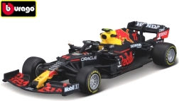 Model vozu Red Bull Racing RB16B 2021 Sergio Pérez 1:43 od Bburago – S helmou