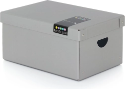 Velká lamino krabice PASTELINI šedá