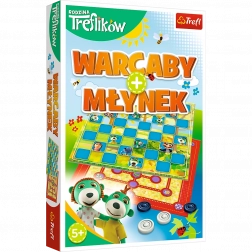 Rodina Treflíků – warcaby a mlýnek od Trefl