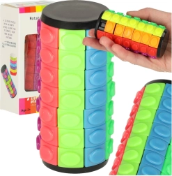 Logická hlavolamová skládačka – rotační válec, 7 řad