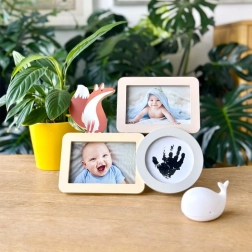 Dětský fotorámeček se sadou na otisky – na 2 fotografie