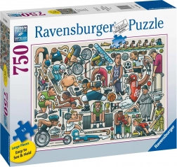 Ravensburger puzzle Atletická forma 750 dílků