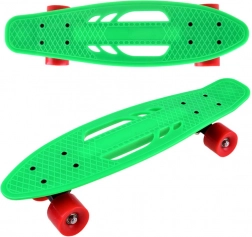 Dětský penny skateboard s nosnými výřezy do 50 kg – Zelená