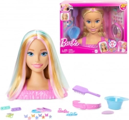 Stylingová hlava Barbie Deluxe Blond