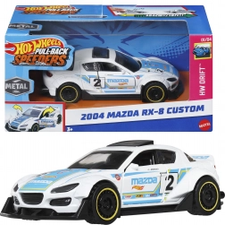 Hot Wheels Pull-Back Speeders 2004 Mazda RX-8 Custom kovové autíčko 1:43