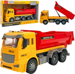 woopie stavební sklápěčka 1:12 se světly a zvuky