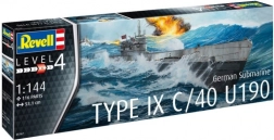 Plastikový model REVELL německá ponorka Type IX C/40 U190 1:144