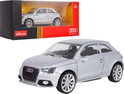 Kovový model auta Audi A1 RASTAR stříbrný v měřítku 1:43