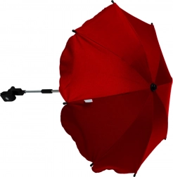 Slunečník na kočárek červený