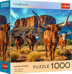 Trefl puzzle longhorns 1000 dílků