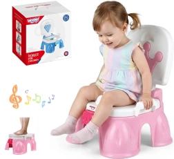 WOOPIE BABY dětský hudební nočník 3 v 1 s židličkou a stupátkem