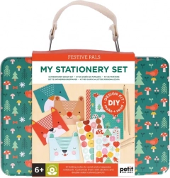 kreativní kufřík dopisní souprava se zvířátky petit collage
