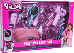 Mega set malé kadeřnice – růžový salon pro děti