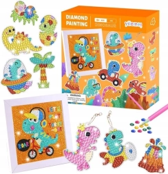 Sada na diamantové malování Dinosauři