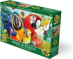 3D puzzle Smějící se papoučci 100 dílků