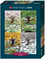 Puzzle 2000 dílků HEYE – čtyři roční období