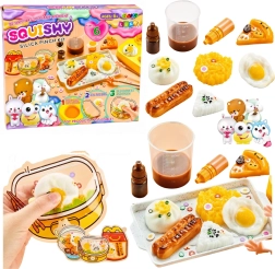 Kreativní sada na výrobu squishy – snídaňové jídlo DIY