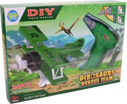 Letadlo na šroubování s vrtačkou a setrvačníkem