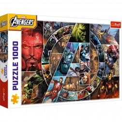 puzzle 1000 dílků - Marvel Avengers hrdinové