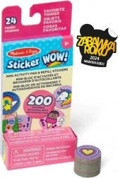 Sticker Wow – náplň a mini knížka Jednorožec