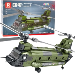 Stavebnice vojenský vrtulník CH-47 CHINOOK – 1451 dílků