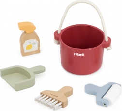 Dřevěná uklízecí sada s vědrem a doplňky POLARB od VIGA