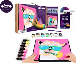 Malování hmotou podle čísel Lama 29 × 29 cm