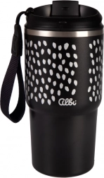 Růžový termohrnek Deluxe 500 ml