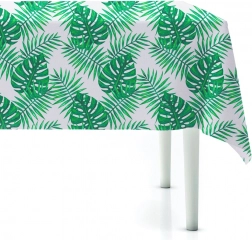 Plamuvzdorný ubrus s listy monstery 180 × 130 cm