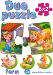 Puzzle Dopravní prostředky Duo pro děti
